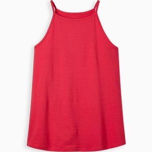 NWT Torrid Foxy High Neck Cami Magenta Size 00